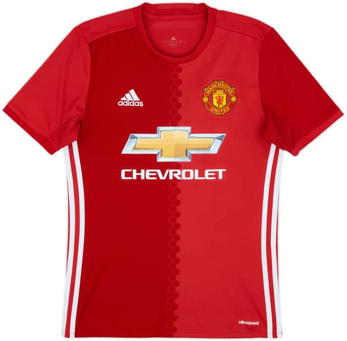 2016-17 Manchester United Home Shirt Pogba #6 - 6/10 - (S)