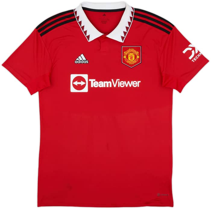 2022-23 Manchester United Home Shirt Garnacho #49 - 7/10 - (L)