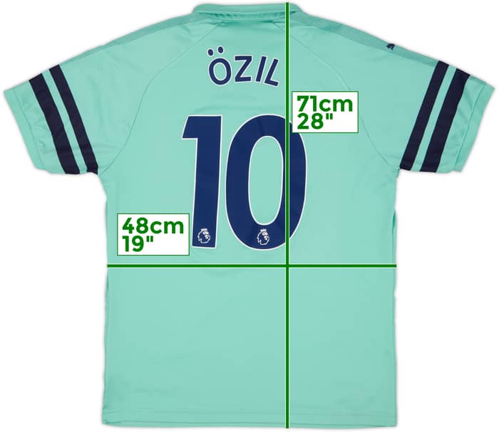 2018-19 Arsenal Third Shirt Ozil #10 - 8/10 - (L)