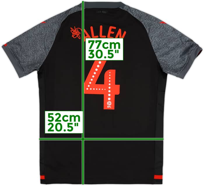 2019-20 Stoke City Away Shirt Allen #4 - 8/10 - (L)