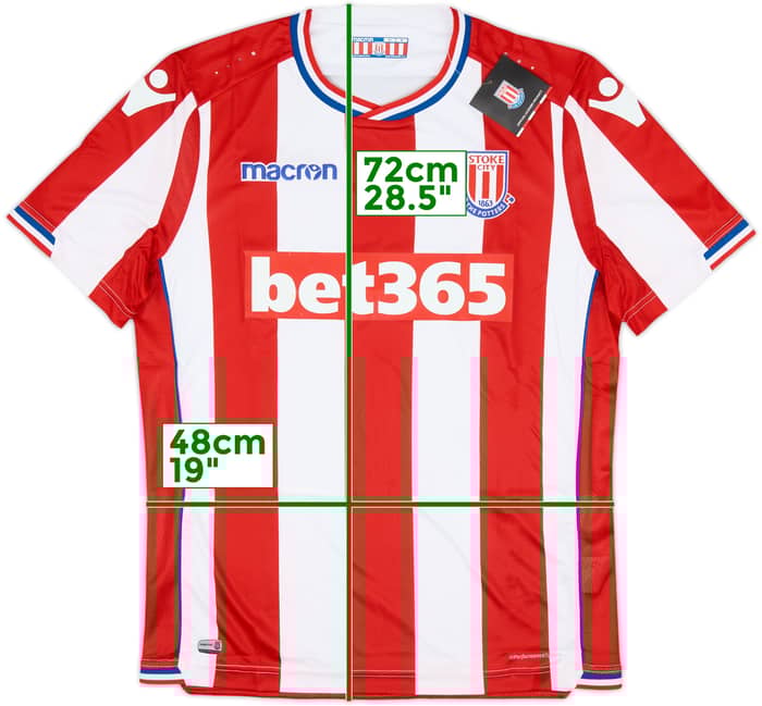 2017-18 Stoke City Home Shirt (M)