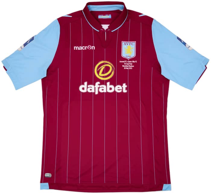 2014-15 Aston Villa Home Shirt Grealish #40 - 6/10 - (XXL)