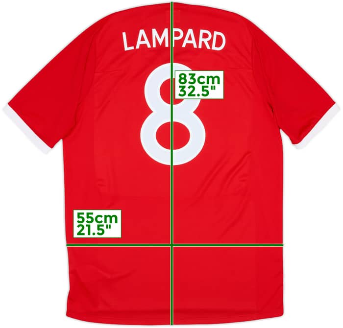 2010-11 England Away Shirt Lampard #8 - 10/10 - (L)