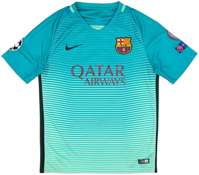 2016-17 Barcelona Third Shirt Suarez #9 - 6/10 - (M)