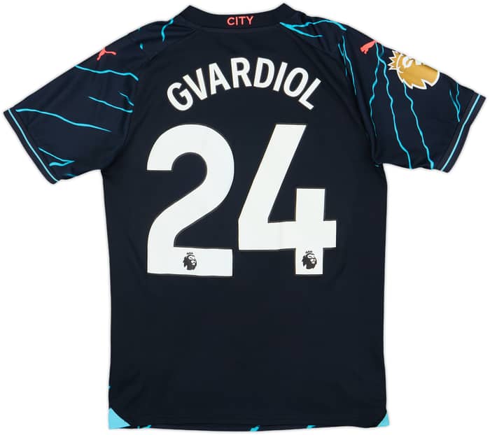 2023-24 Manchester City Third Shirt Gvardiol #24 - 7/10 - (S)