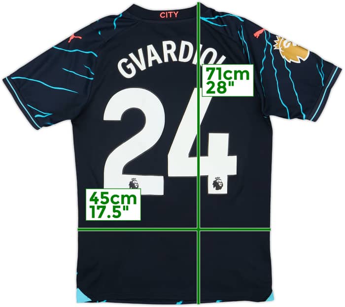 2023-24 Manchester City Third Shirt Gvardiol #24 - 7/10 - (S)