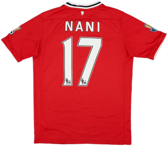 2011-12 Manchester United Home Shirt Nani #17 - 5/10 - (XL.Boys)