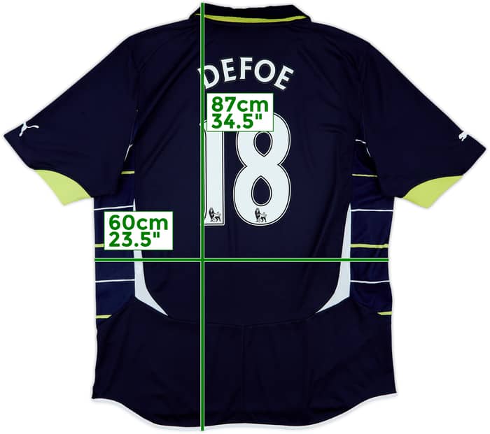 2010-11 Tottenham Third Shirt Defoe #18 - 8/10 - (XL)