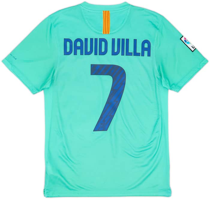 2010-11 Barcelona Away Shirt David Villa #7 - 6/10 - (S)