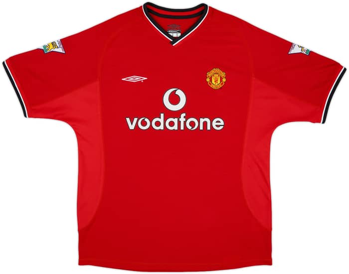 2000-02 Manchester United Home Shirt Cole #9 - 9/10 - (L)