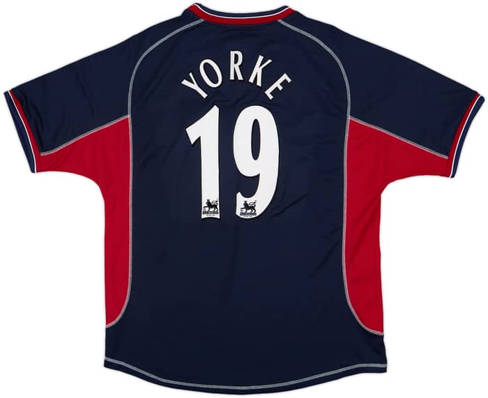 2000-01 Manchester United Third Shirt Yorke #19 - 8/10 - (L)