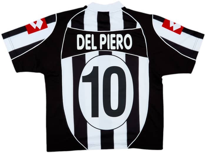 2002-03 Juventus Home Shirt Del Piero #10 - 8/10 - (L)