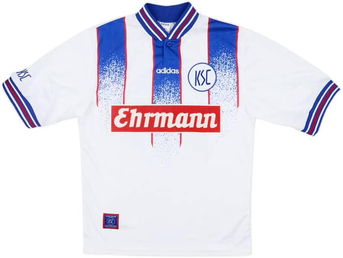 1996-98 Karlsruhe Home Shirt #12 - 8/10 - (S)