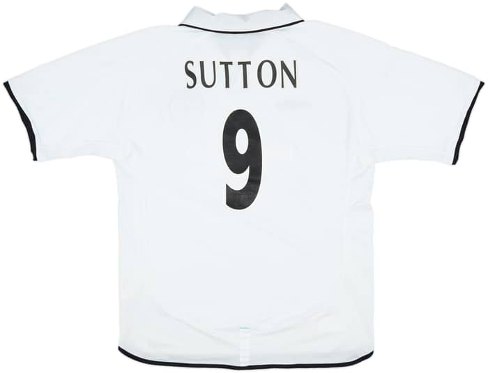 2001-02 Celtic Away Shirt Sutton #9 - 8/10 - (L)