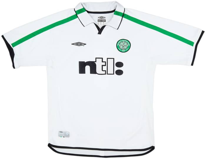 2001-02 Celtic Away Shirt Sutton #9 - 8/10 - (L)