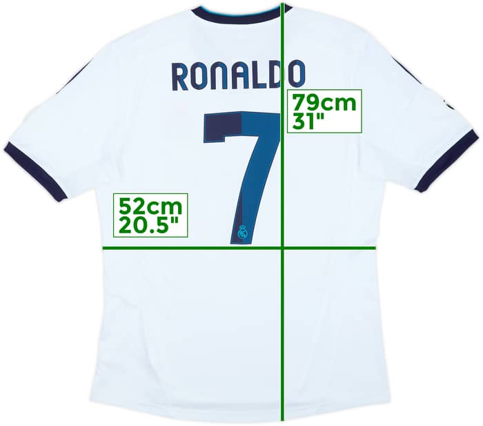 2012-13 Real Madrid Camiseta de local Ronaldo #7 - 7/10 - (M)