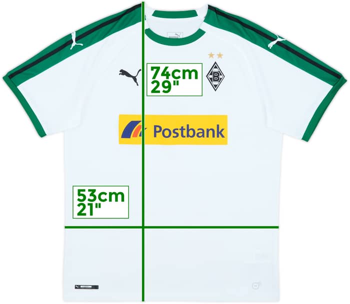 2018-19 Borussia Monchengladbach Home Shirt - 8/10 - (L)