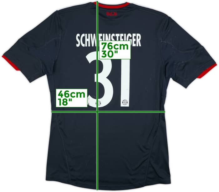 2010-11 Bayern Munich Third Shirt Schweinsteiger #31 - 6/10 - (M)
