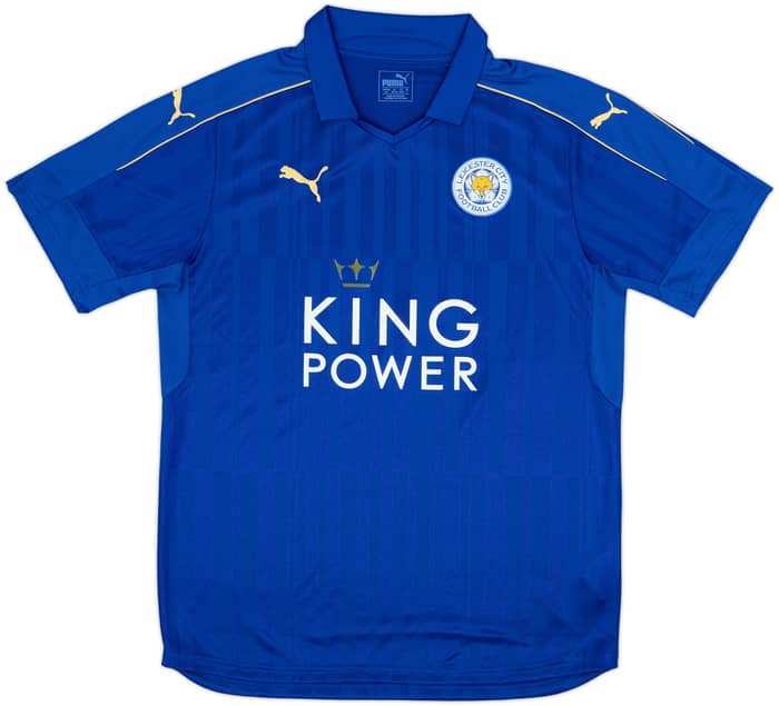 2016-17 Leicester Home Shirt Mahrez #26 - 9/10 - (L)