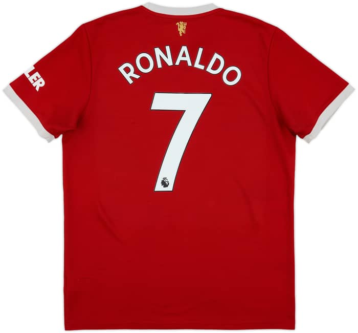 2021-22 Manchester United Home Shirt Ronaldo #7 - 6/10 - (L)