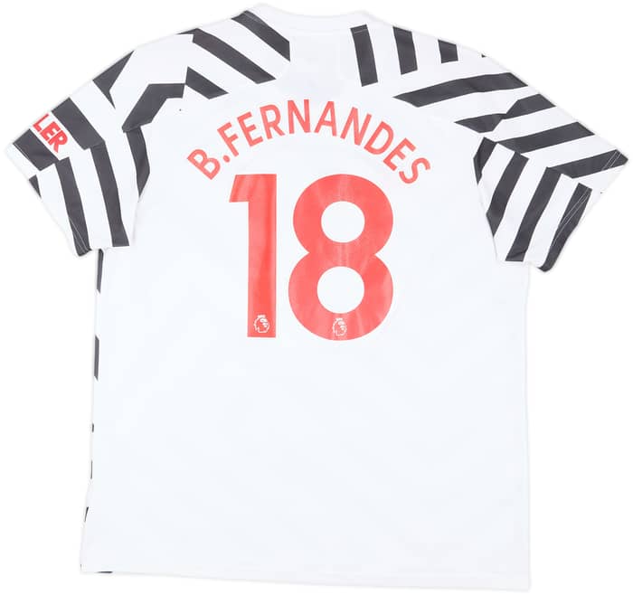 2020-21 Manchester United Third Shirt B.Fernandes #18 - 7/10 - (XL)