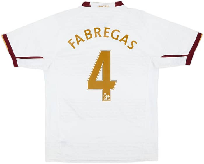 2007-08 Arsenal Away Shirt Fabregas #4 - 6/10 - (S)