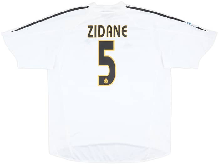 2004-05 Real Madrid Home Shirt Zidane #5 - 6/10 - (XL)