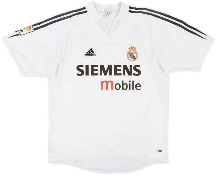 2004-05 Real Madrid Home Shirt Zidane #5 - 6/10 - (M)