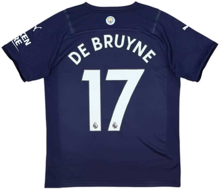 2021-22 Manchester City Third Shirt De Bruyne #17 - 8/10 - (M)