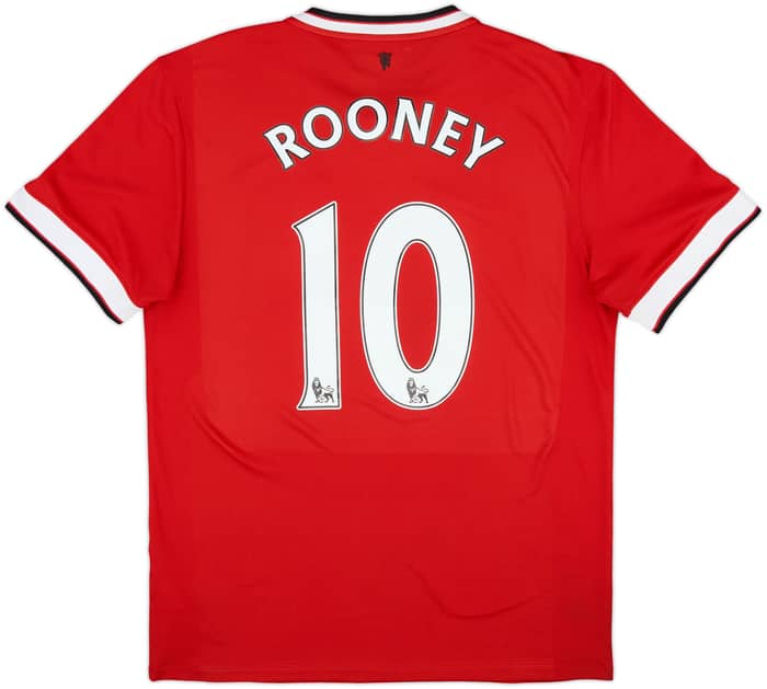 2014-15 Manchester United Home Shirt Rooney #10 - 7/10 - (M)