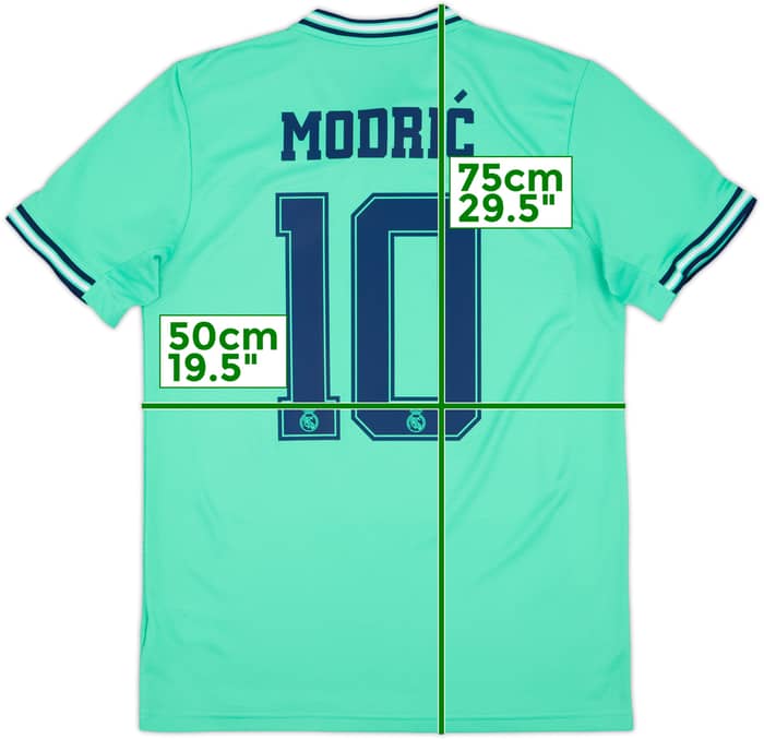 2019-20 Real Madrid Third Shirt Modric #10 - 8/10 - (M)