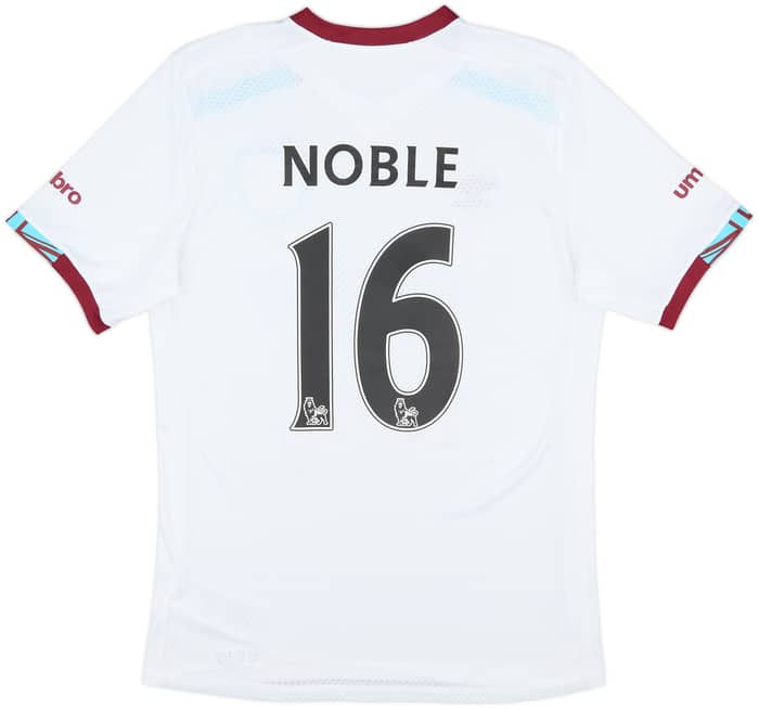 2016-17 West Ham Away Shirt Noble #16 - 9/10 - (M)