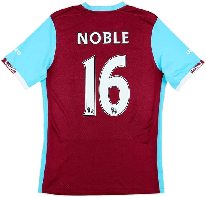 2016-17 West Ham Home Shirt Noble #16 - 7/10 - (S)