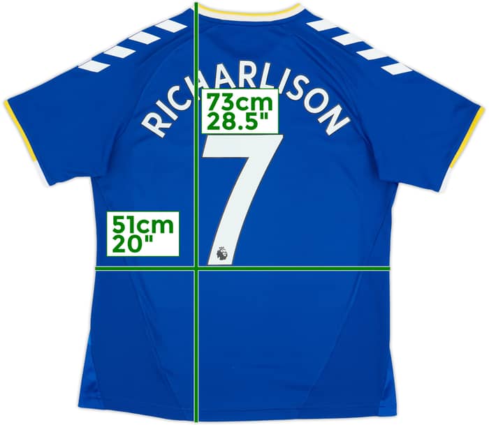 2021-22 Everton Home Shirt Richarlison #7 - 9/10 - (L)