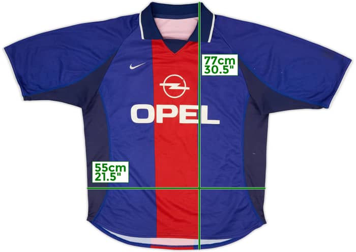 2000-01 Paris Saint-Germain Home Shirt #11 - 5/10 - (XL)