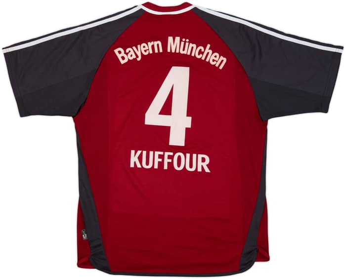 2001-02 Bayern Munich Home Shirt Kuffour #4 - 8/10 - (L)