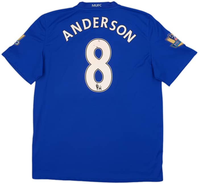 2008-09 Manchester United Third Shirt Anderson #8 - 6/10 - (L)
