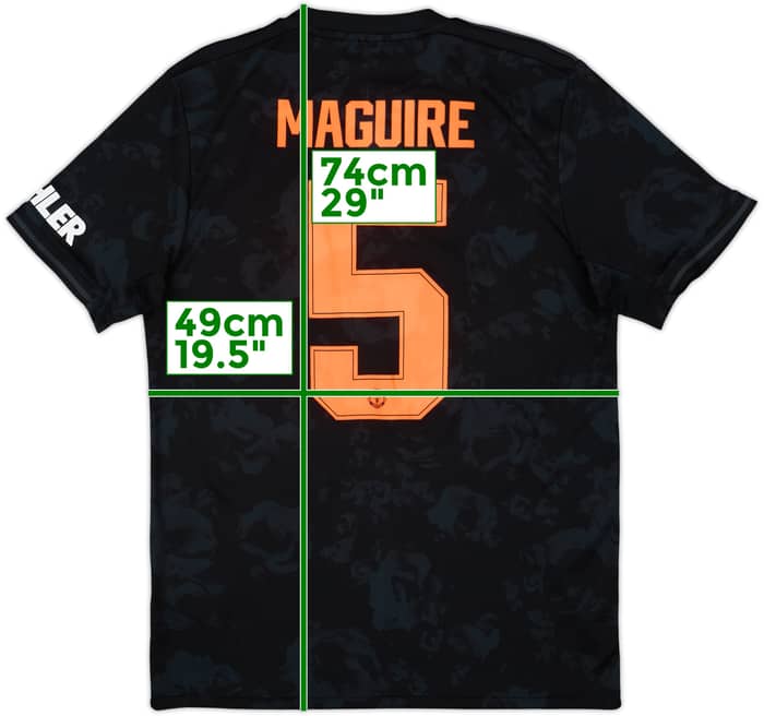 2019-20 Manchester United Third Shirt Maguire #5 - 8/10 - (M)