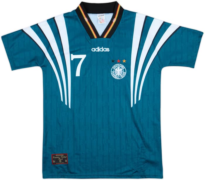 1996-98 Germany Away Shirt Moller #7 - 9/10 - (L)
