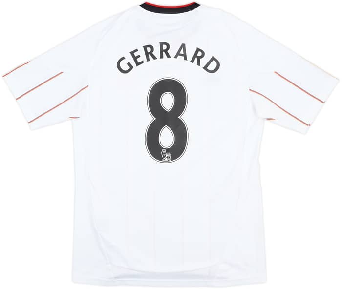 2010-11 Liverpool Away Shirt Gerrard #8 - 6/10 - (M)