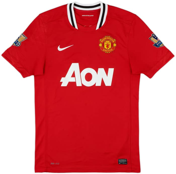 2011-12 Manchester United Home Shirt Cantona #7 - 6/10 - (S)