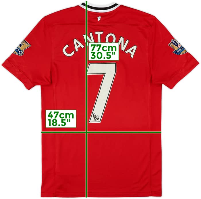 2011-12 Manchester United Home Shirt Cantona #7 - 6/10 - (S)