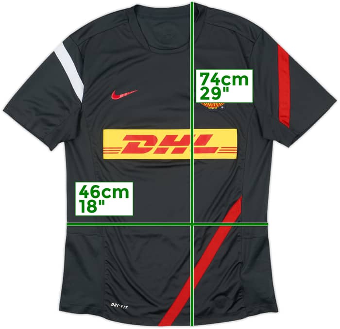 2012-13 Manchester United Nike Training Shirt - 8/10 - (M)