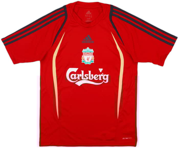 2009-10 Liverpool adidas Training Shirt - 8/10 - (S)