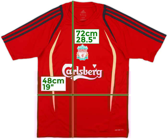 2009-10 Liverpool adidas Training Shirt - 8/10 - (S)