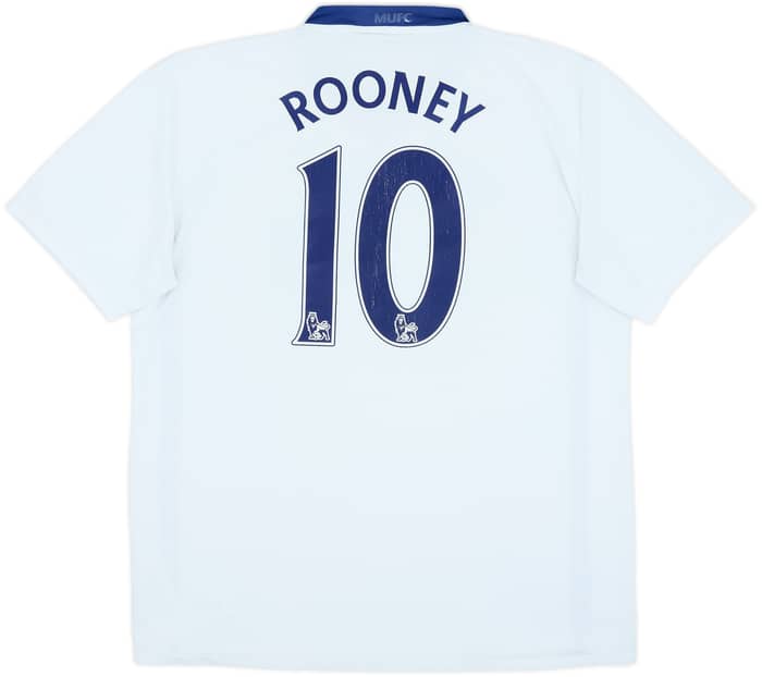 2008-10 Manchester United Away Shirt Rooney #10 - 6/10 - (L)