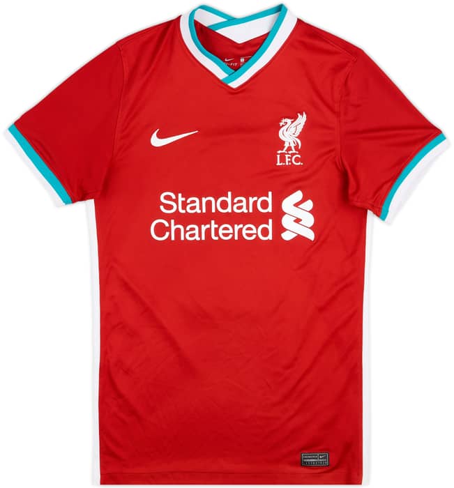 2020-21 Liverpool Home Shirt Virgil #4 - 6/10 - (S)