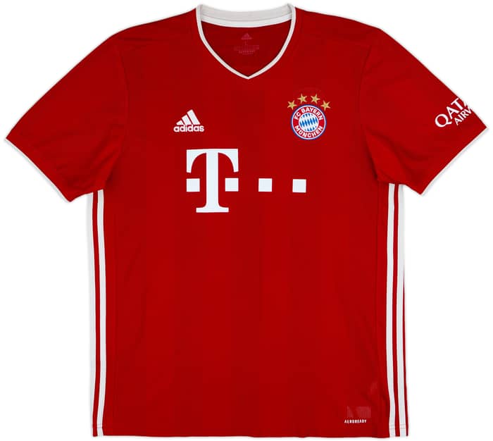 2020-21 Bayern Munich Home Shirt Lewandowski #9 - 6/10 - (L)