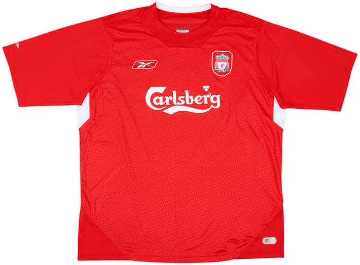 2004-06 Liverpool Home Shirt Gerrard #8 - 5/10 - (XL)