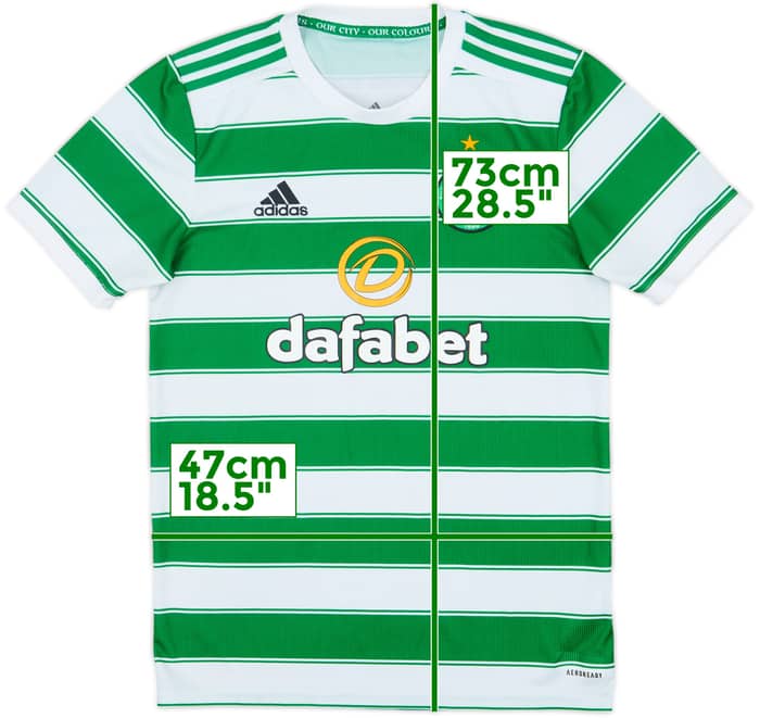 2021-22 Celtic Home Shirt - 6/10 - (S)